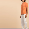 Quần tập Yoga cotton hữu cơ (Unisex - Trắng Ngà)