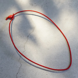  Cặp chuyền Linga Bhairavi (dây dạng rope + mặt bằng đồng) 