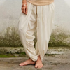 Quần Dhoti - Sản phẩm đặc trưng của Isha (Màu trắng ngà - Lưng dây rút - Nữ)