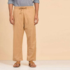 Quần dây rút cotton hữu cơ (Màu Kaki - Unisex)