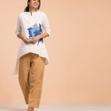  Quần dây rút cotton hữu cơ (Màu Kaki - Unisex) 