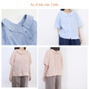 Áo cổ bâu mặc 2 kiểu - Nữ