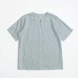  Áo cổ tròn nút gài gỗ - Unisex 