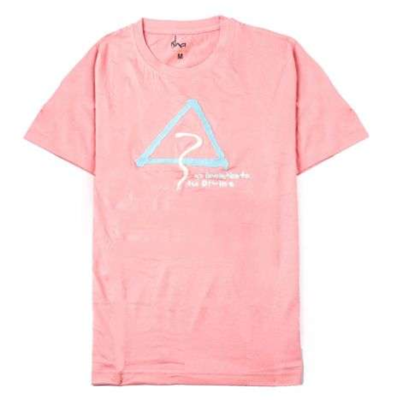  Áo cotton có chữ 'An Invitation to the Divine' (Màu hồng - Unisex) 