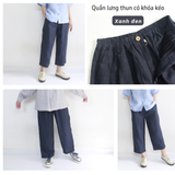  Quần lưng thun có khóa kéo - Unisex 