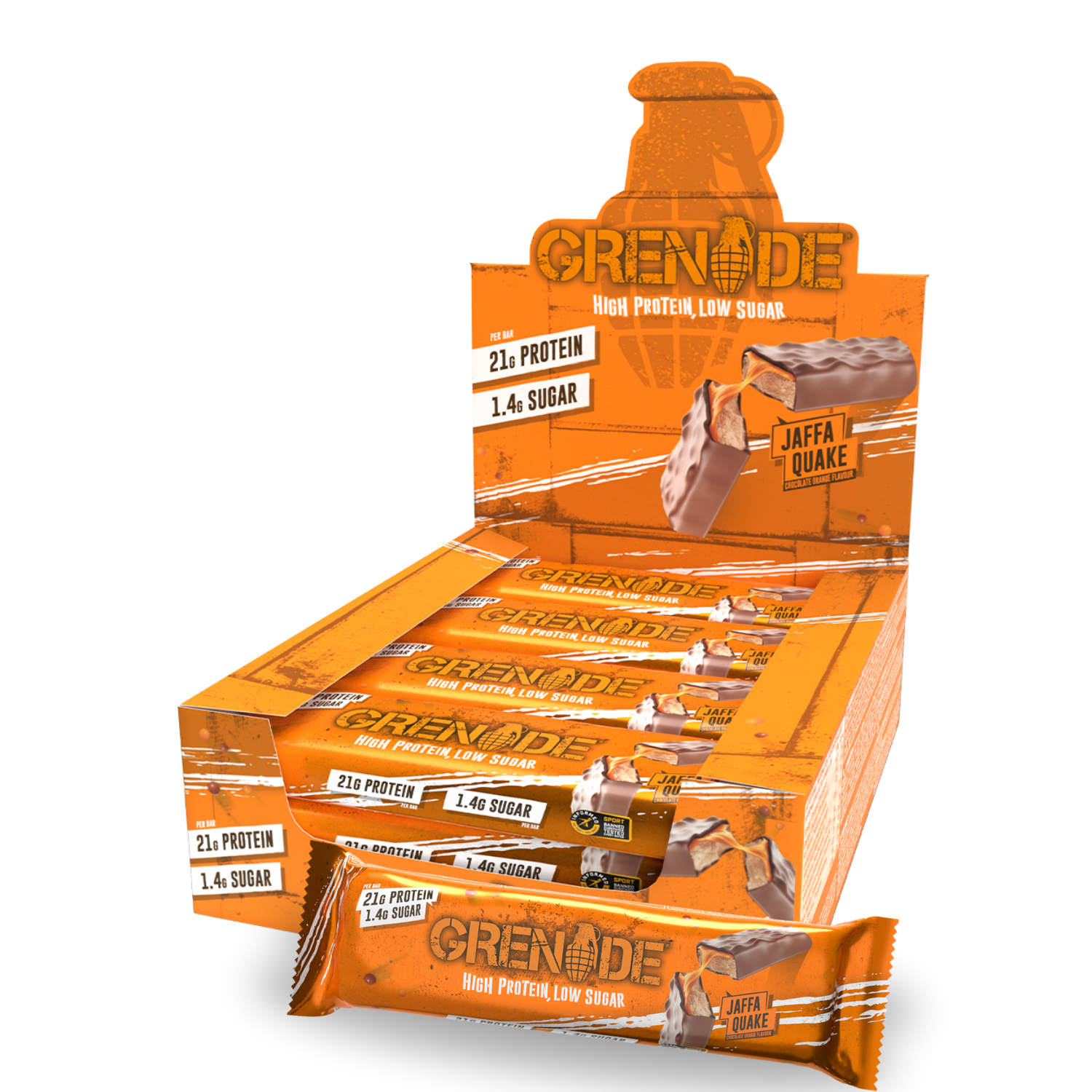  GRENADE | Bánh Protein JAFFA QUAKE 