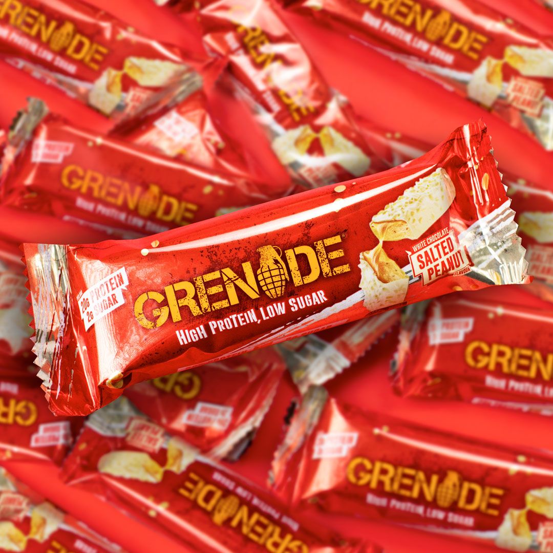  GRENADE | Bánh Protein WHITE CHOCOLATE SALTED PEANUT 