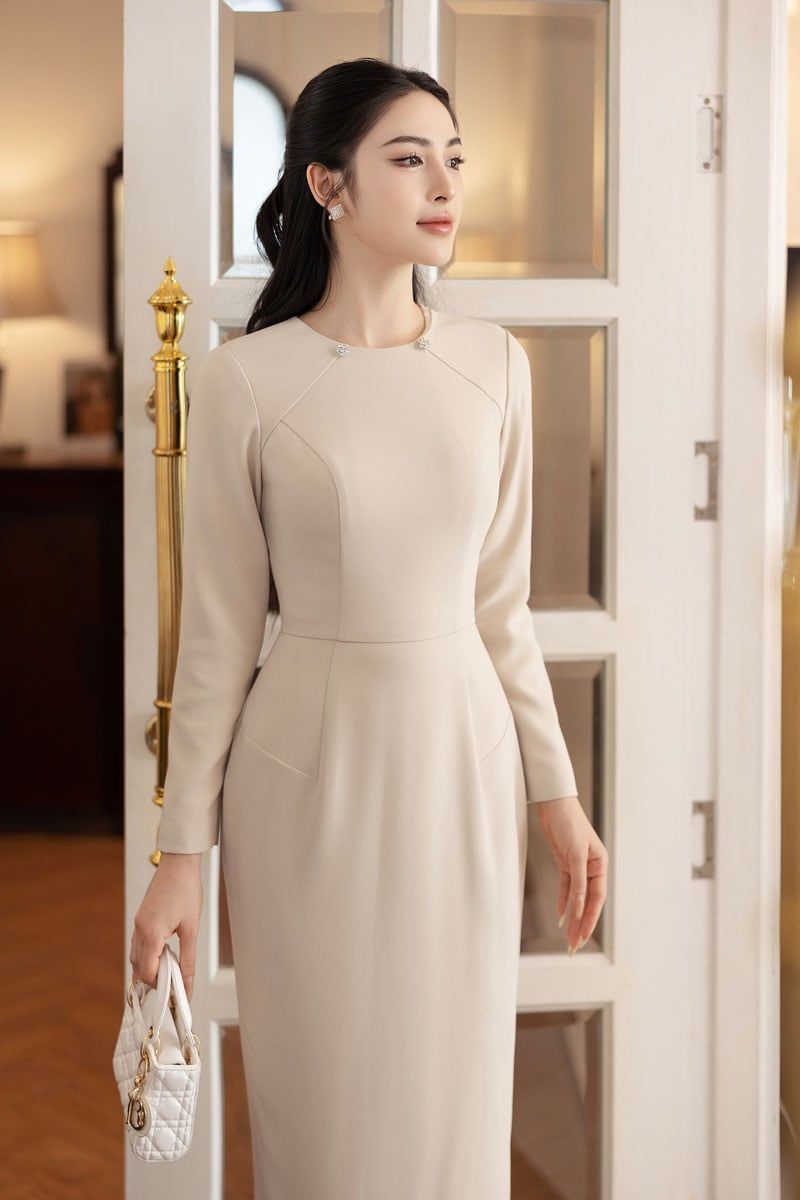 Elegant Printed Dress Sarah