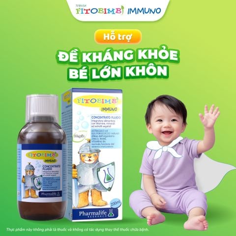 TPBVSK Fitobimbi Immuno - Hỗ trợ tăng đề kháng toàn thân cho trẻ