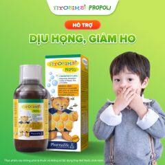 Fitobimbi Propoli - Siro hỗ trợ giảm ho do cảm lạnh cho bé
