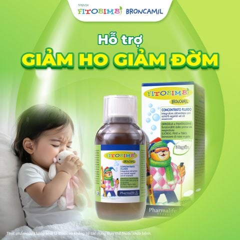 TPBVSK Fitobimbi Broncamil - Hỗ trợ giảm ho đờm cho trẻ