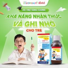 TPBVSK Fitobimbi Genius -  Hỗ trợ trẻ tăng cường nhận thức, ghi nhớ tốt