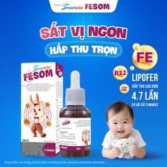 TPBVSK Smartbibi Fesom - Sắt Lipofer hấp thu trọn cho trẻ