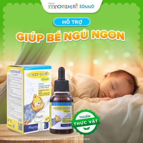 TPBVSK Fitobimbi Sonno - Hỗ trợ bé ngủ ngon, sâu giấc