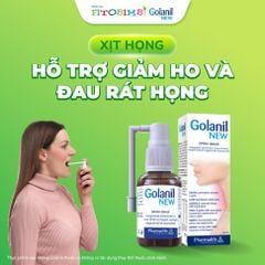 TPBVSK Golanil New - Xịt Họng Hỗ Trợ Làm Dịu Họng, Giảm Ho Do Viêm Đường Hô Hấp Trên