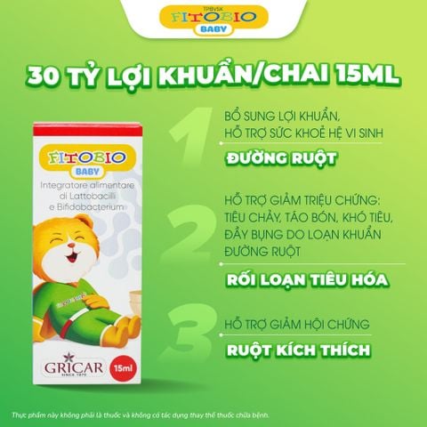 TPBVSK Men vi sinh Fitobio baby cho bé