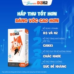 TPBVSK Smartbibi D3K2 Emuldrop - Hấp thu tốt hơn - Vóc dáng cao hơn