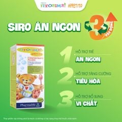Siro ăn ngon 3 tác động TPBVSK Fitobimbi Appetito