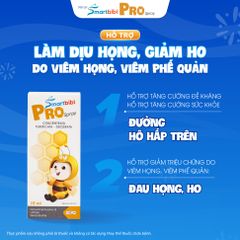 TPBVSK Smartbibi Pro Spray - Xịt họng keo ong cô đặc, hỗ trợ làm dịu họng, đau họng, giảm ho