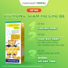 Fitobimbi Propoli - Siro hỗ trợ giảm ho do cảm lạnh cho bé