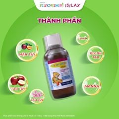 TPBVSK Fitobimbi Isilax - siro hỗ trợ giảm táo bón 6 trong 1 cho trẻ