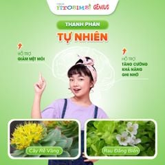 TPBVSK Fitobimbi Genius -  Hỗ trợ trẻ tăng cường nhận thức, ghi nhớ tốt