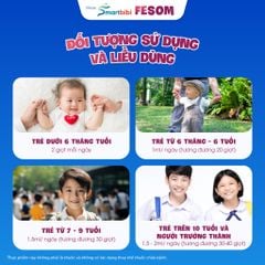 TPBVSK Smartbibi Fesom - Sắt Lipofer hấp thu trọn cho trẻ