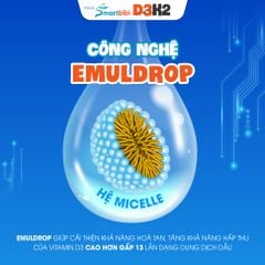 TPBVSK Smartbibi D3K2 Emuldrop - Hấp thu tốt hơn - Vóc dáng cao hơn