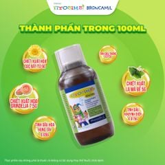 TPBVSK Fitobimbi Broncamil - Hỗ trợ giảm ho đờm cho trẻ