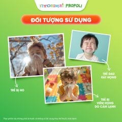 Fitobimbi Propoli - Siro hỗ trợ giảm ho do cảm lạnh cho bé