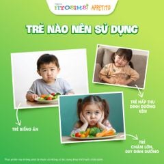 Siro ăn ngon 3 tác động TPBVSK Fitobimbi Appetito