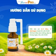 TPBVSK Smartbibi Pro Spray - Xịt họng keo ong cô đặc, hỗ trợ làm dịu họng, đau họng, giảm ho