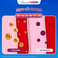 TPBVSK Smartbibi Fesom - Sắt Lipofer hấp thu trọn cho trẻ