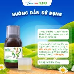 TPBVSK Smartbibi Flu C - Siro hỗ trợ giảm cảm lạnh, cảm cúm