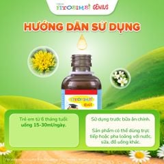 TPBVSK Fitobimbi Genius -  Hỗ trợ trẻ tăng cường nhận thức, ghi nhớ tốt