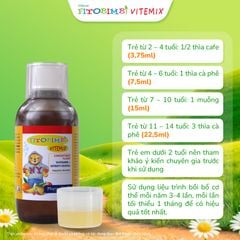 TPBVSK Fitobimbi Vitemix - Nguồn vitamin từ thực vật cho bé