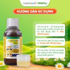 Fitobimbi Propoli - Siro hỗ trợ giảm ho do cảm lạnh cho bé