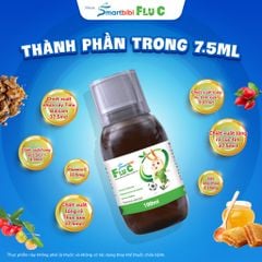 TPBVSK Smartbibi Flu C - Siro hỗ trợ giảm cảm lạnh, cảm cúm
