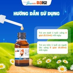TPBVSK Smartbibi D3K2 Emuldrop - Hấp thu tốt hơn - Vóc dáng cao hơn