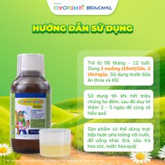 TPBVSK Fitobimbi Broncamil - Hỗ trợ giảm ho đờm cho trẻ