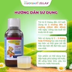 TPBVSK Fitobimbi Isilax - siro hỗ trợ giảm táo bón 6 trong 1 cho trẻ