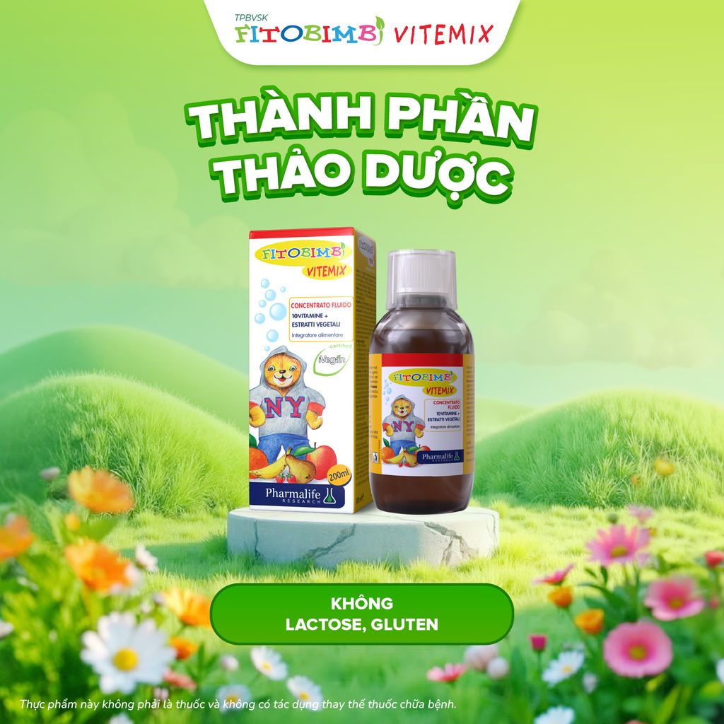 TPBVSK Fitobimbi Vitemix - Nguồn vitamin từ thực vật cho bé
