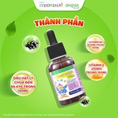 TPBVSK Fitobimbi Omega junior - Omega thực vật cho bé - Hỗ trợ phát triển não bộ, tốt cho mắt