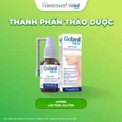 TPBVSK Golanil New - Xịt Họng Hỗ Trợ Làm Dịu Họng, Giảm Ho Do Viêm Đường Hô Hấp Trên