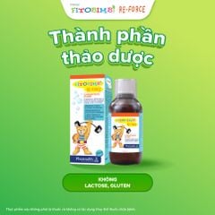 TPBVSK Fitobimbi RE-FORCE - Hỗ trợ trẻ tăng đề kháng, giảm mệt mỏi, bổ sung khoáng chất