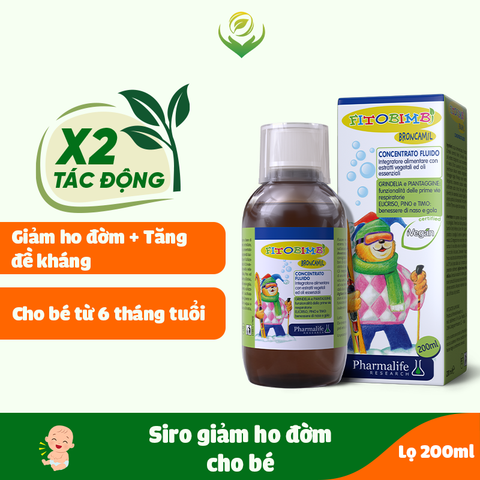 Fitobimbi Broncamil - Hỗ trợ giảm ho đờm cho trẻ