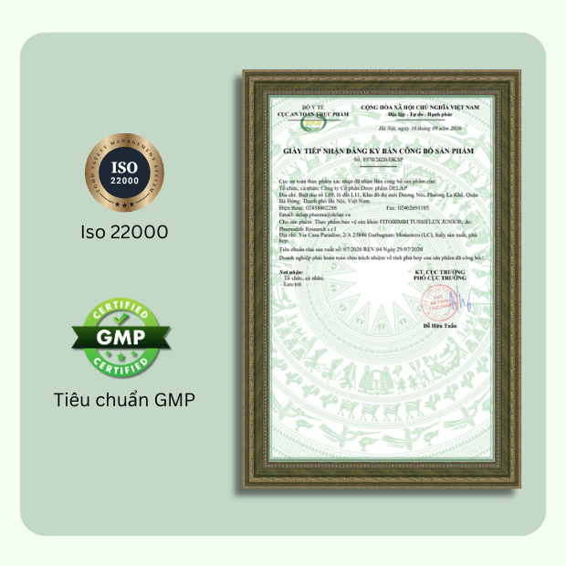 TPBVSK Fitobimbi Tussiflux junior - Siro hỗ trợ giảm ho cảm cho trẻ