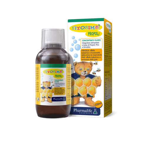 Fitobimbi Propoli - Siro hỗ trợ giảm ho do cảm lạnh cho bé