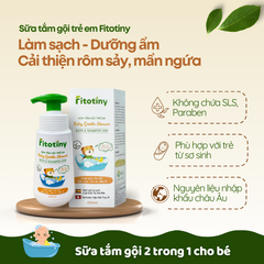 Fitotiny Sữa tắm gội trẻ em Baby Gentle shower bath & shampoo 2 in 1