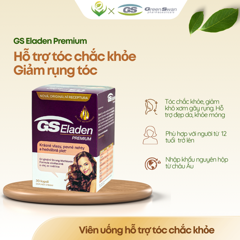 TPBVSK GS Eladen - chứa dầu hoa rum, hỗ trợ tóc chắc khoẻ, giảm rụng tóc